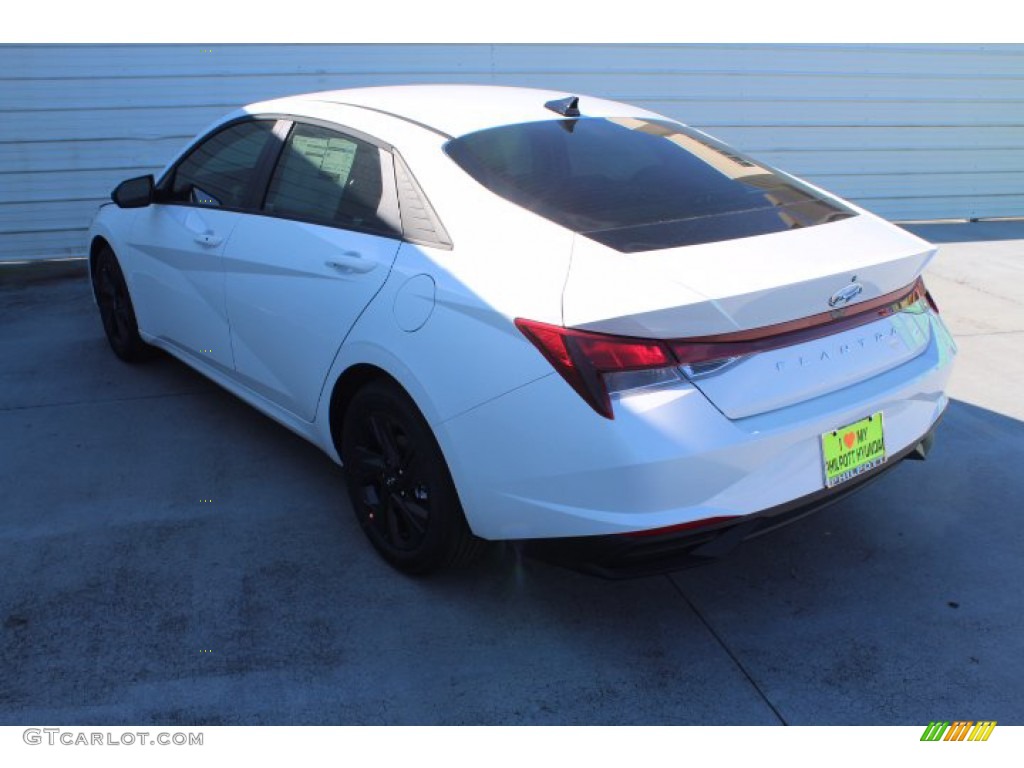 2021 Elantra SEL - Quartz White / Black photo #6