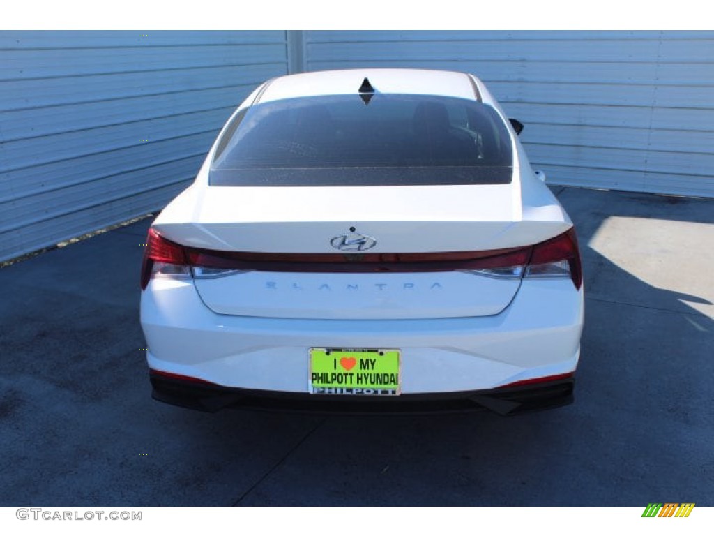 2021 Elantra SEL - Quartz White / Black photo #7