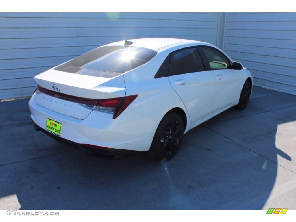 2021 Elantra SEL - Quartz White / Black photo #8