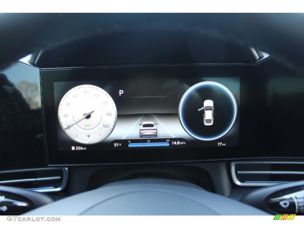 2021 Elantra Limited - Portofino Gray / Black photo #11