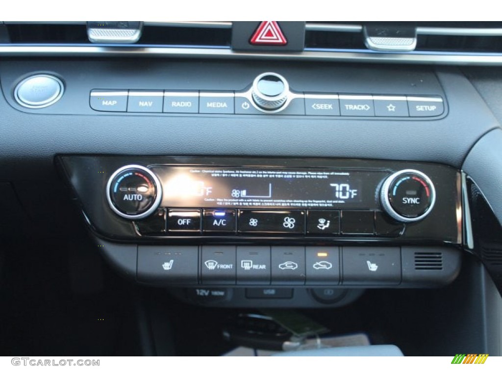 2021 Elantra Limited - Portofino Gray / Black photo #14