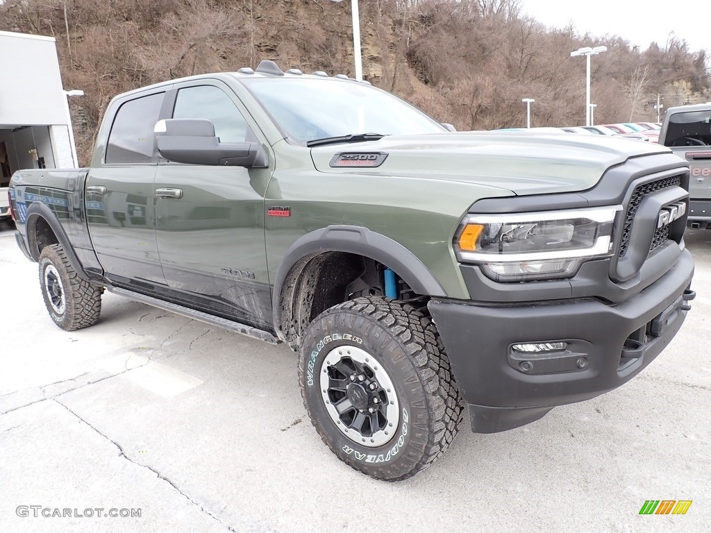 Olive Green Pearl 2021 Ram 2500 Power Wagon Crew Cab 4x4 Exterior Photo #140970660