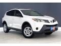 Super White 2013 Toyota RAV4 LE