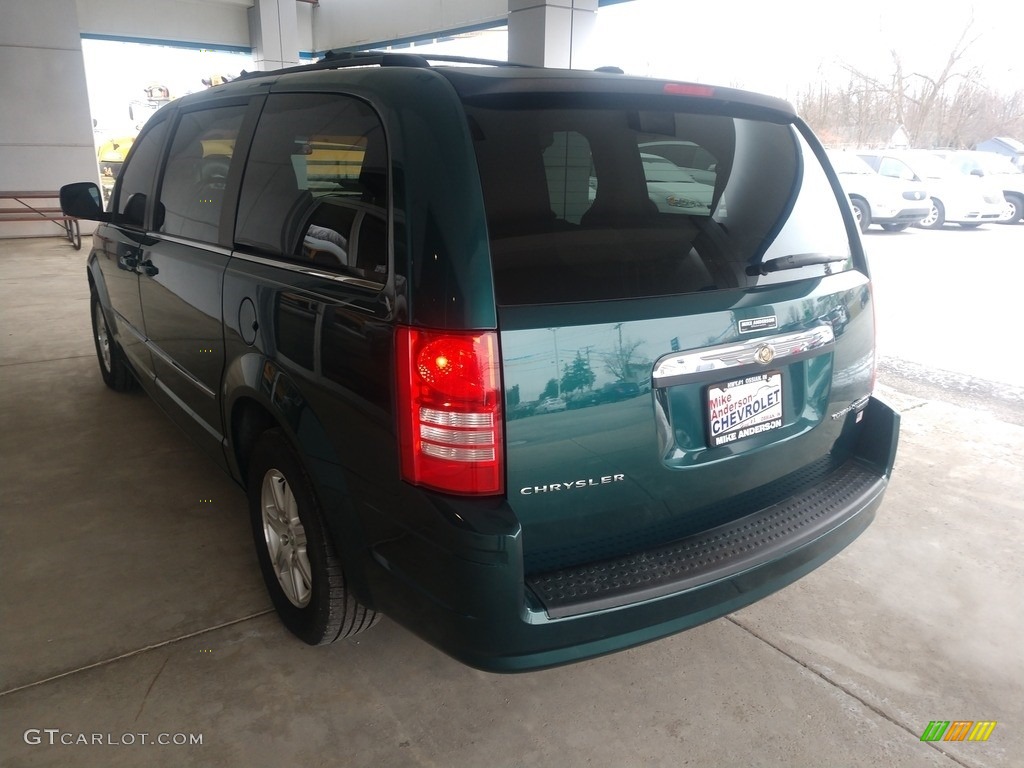 2009 Town & Country Touring - Melbourne Green Pearl / Medium Slate Gray/Light Shale photo #8