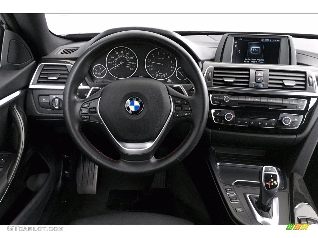 2018 BMW 4 Series 430i Gran Coupe Black Dashboard Photo #140972782