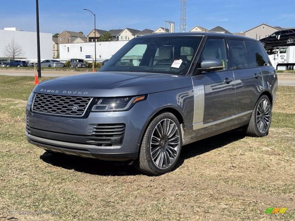 Byron Blue Metallic 2021 Land Rover Range Rover Westminster Exterior Photo #140973265