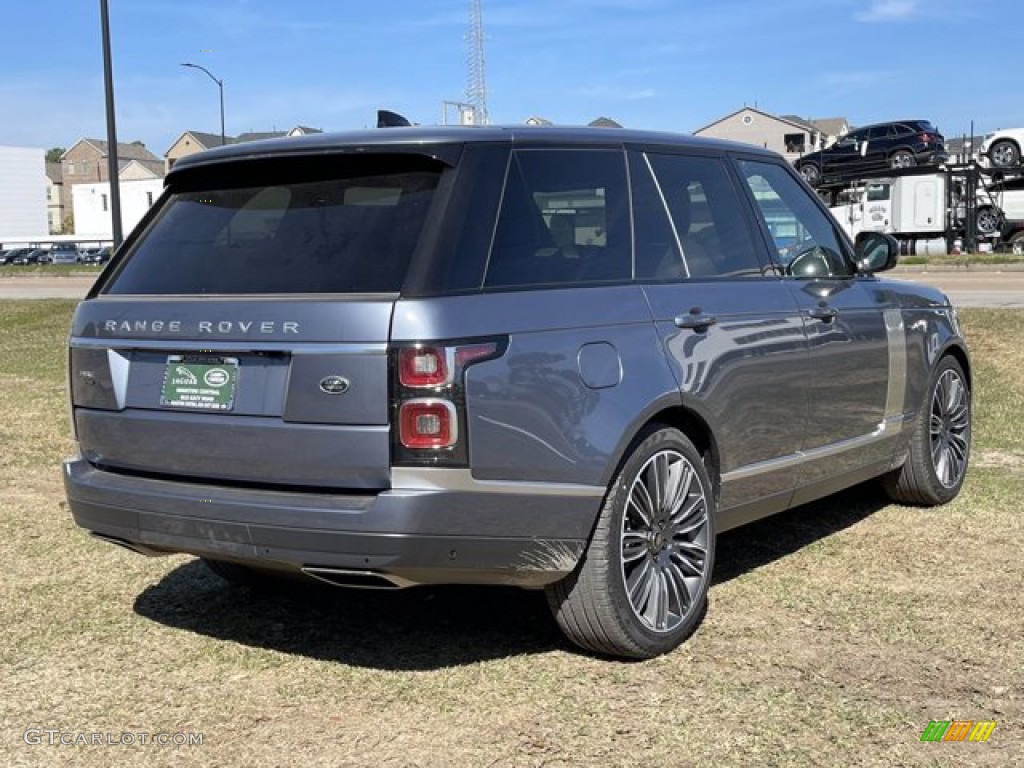 2021 Range Rover Westminster - Byron Blue Metallic / Ebony/Ivory photo #3