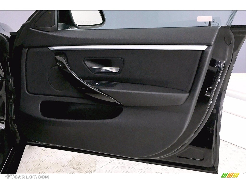 2018 BMW 4 Series 430i Gran Coupe Black Door Panel Photo #140973328