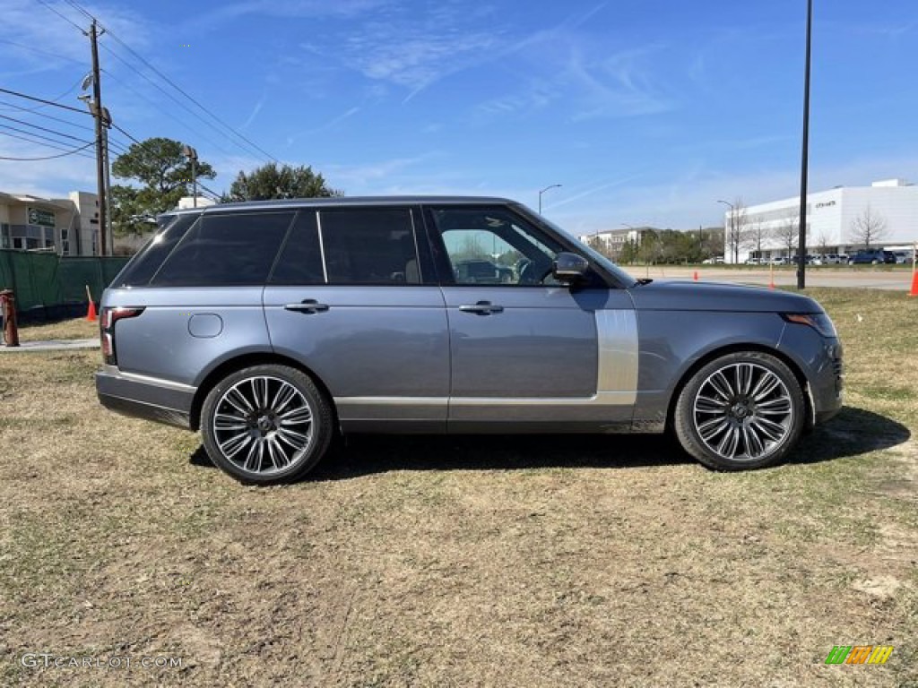 2021 Range Rover Westminster - Byron Blue Metallic / Ebony/Ivory photo #8