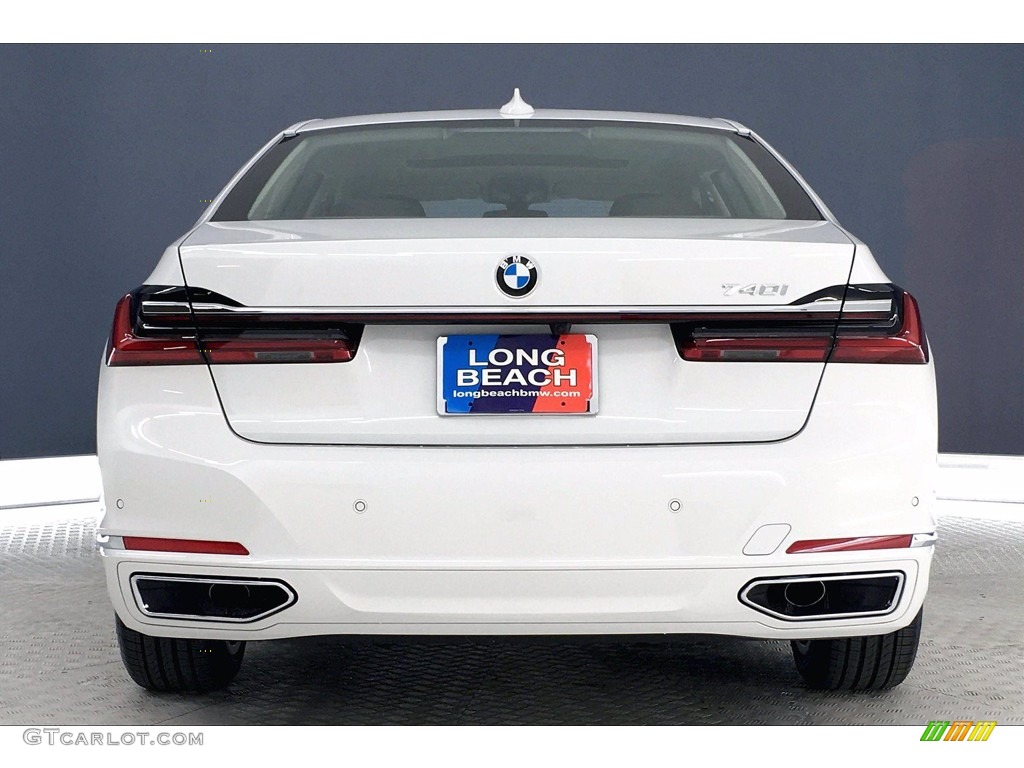 2021 7 Series 740i Sedan - Alpine White / Mocha photo #3