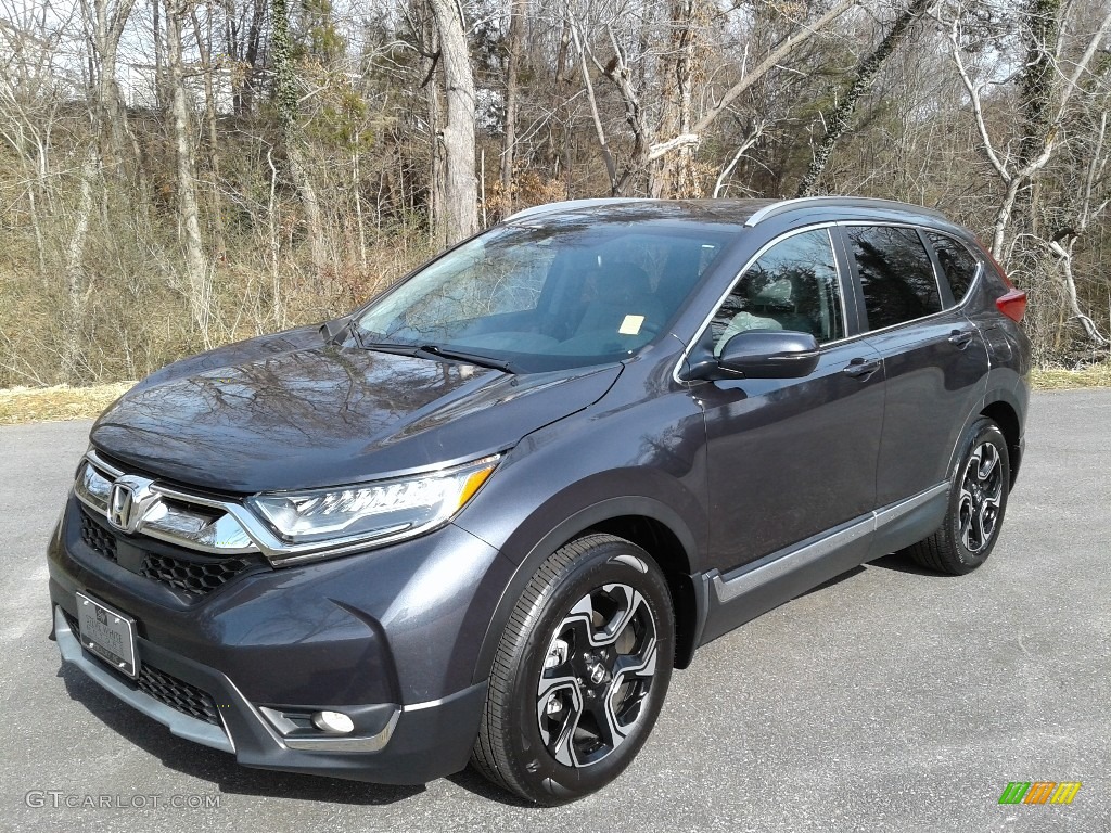 2017 CR-V Touring - Gunmetal Metallic / Gray photo #3