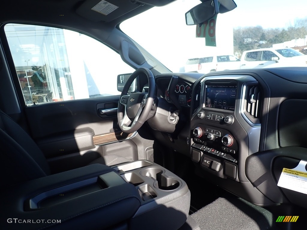 2021 Silverado 1500 LT Crew Cab 4x4 - Satin Steel Metallic / Jet Black photo #10
