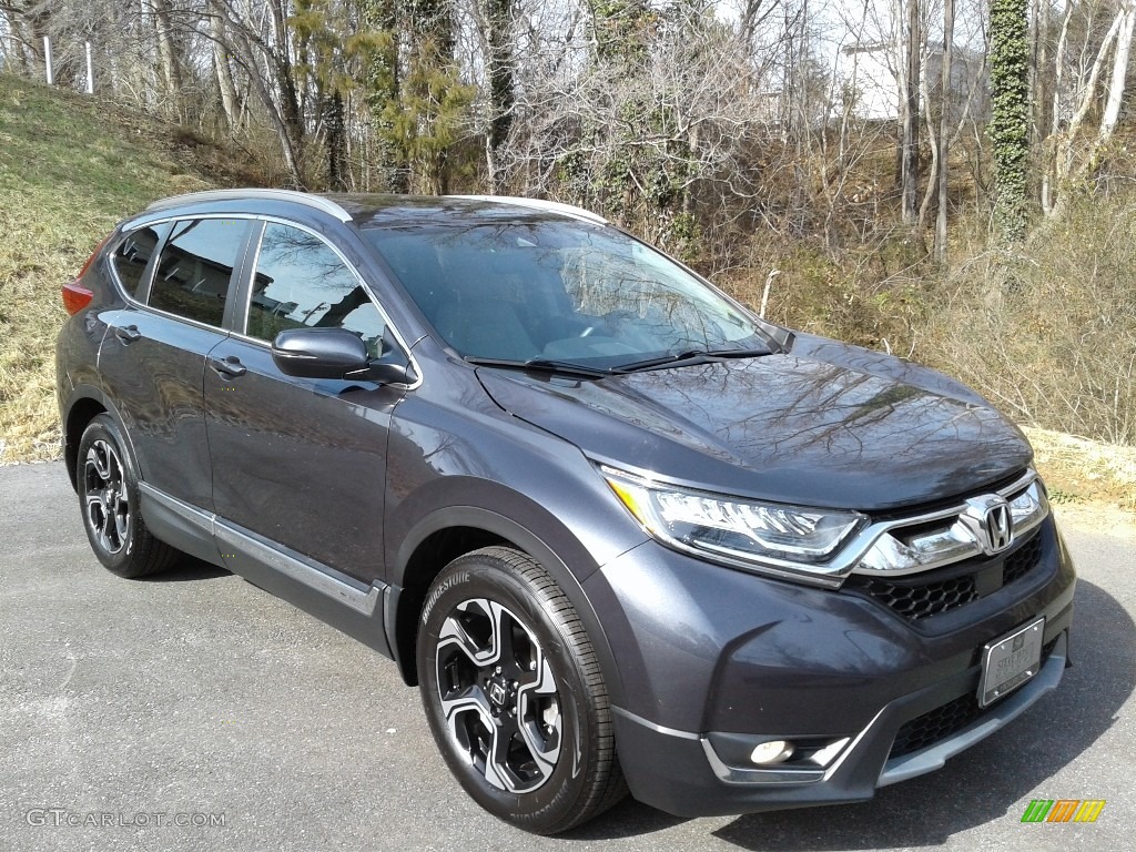 2017 CR-V Touring - Gunmetal Metallic / Gray photo #5