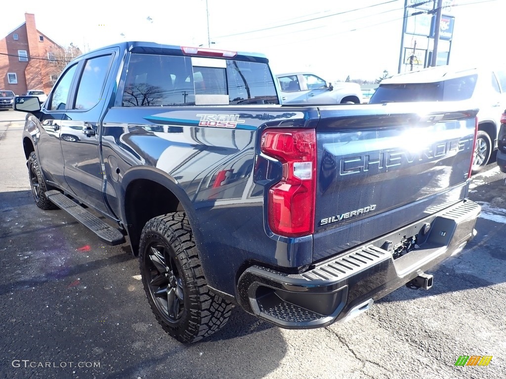 2021 Silverado 1500 LT Trail Boss Crew Cab 4x4 - Northsky Blue Metallic / Jet Black photo #5