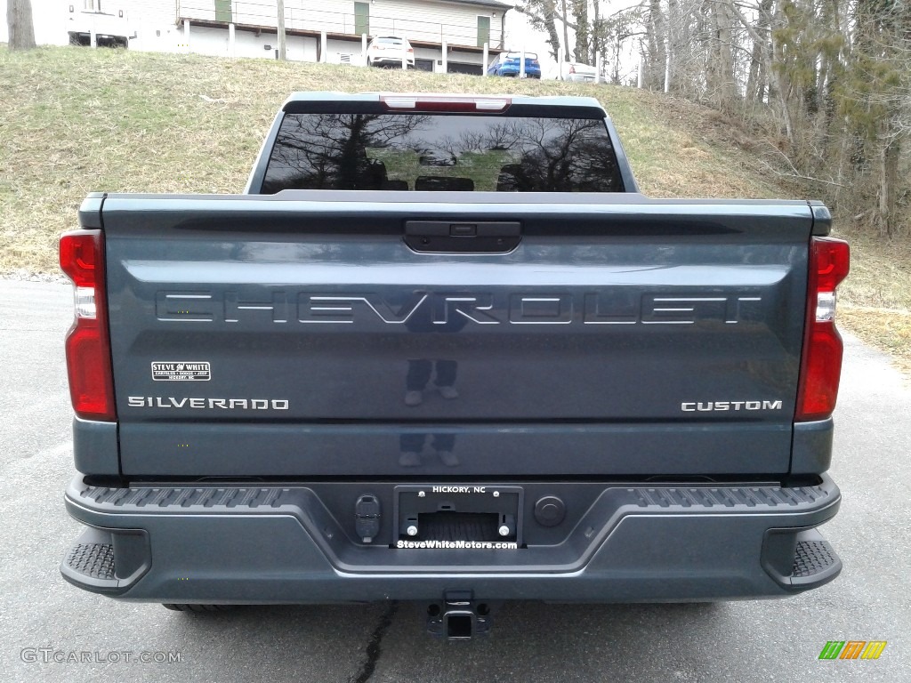2020 Silverado 1500 Custom Crew Cab 4x4 - Shadow Gray Metallic / Jet Black photo #4