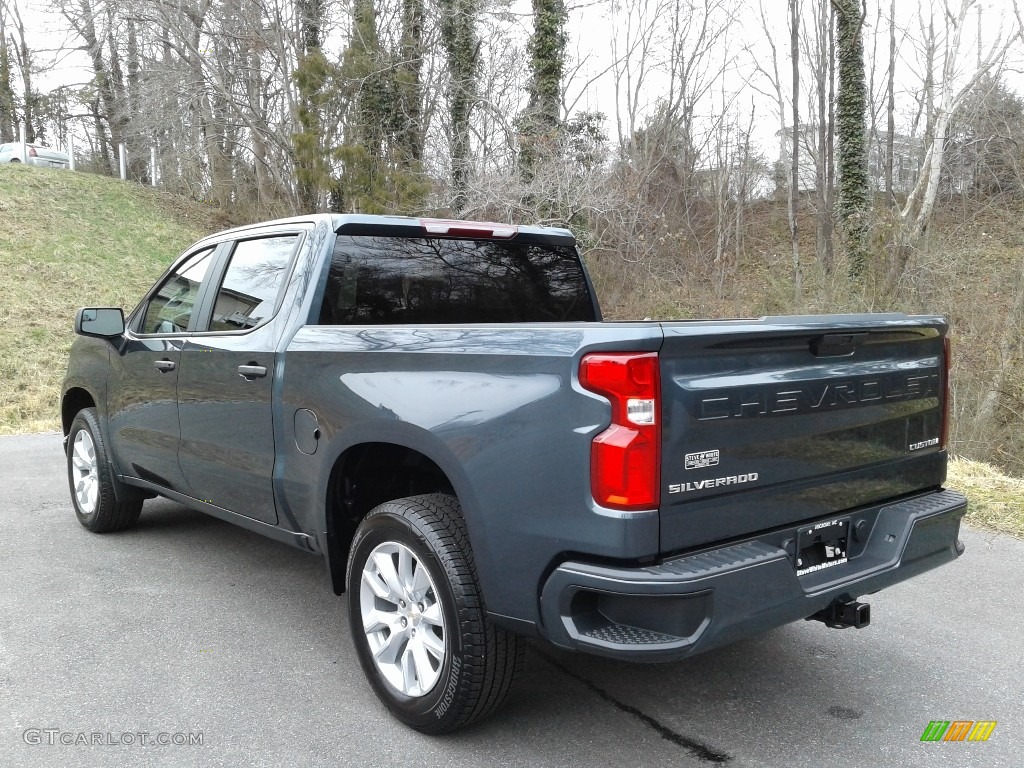 2020 Silverado 1500 Custom Crew Cab 4x4 - Shadow Gray Metallic / Jet Black photo #6