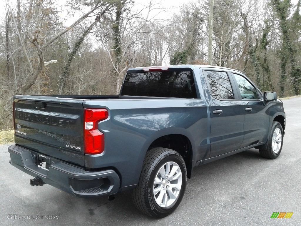 2020 Silverado 1500 Custom Crew Cab 4x4 - Shadow Gray Metallic / Jet Black photo #9
