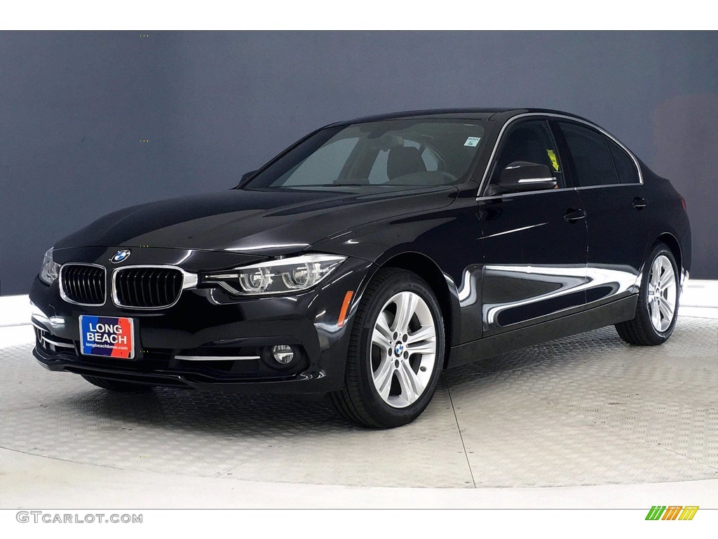 2018 3 Series 330i Sedan - Black Sapphire Metallic / Black photo #12