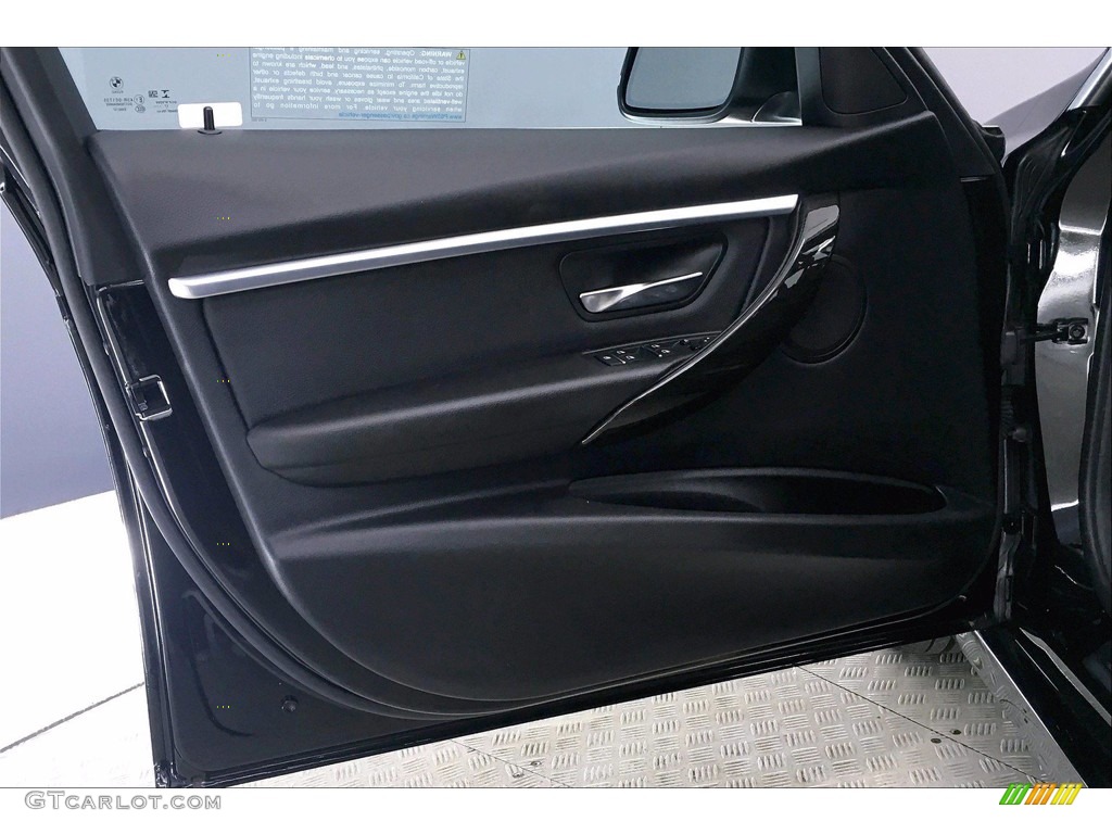 2018 3 Series 330i Sedan - Black Sapphire Metallic / Black photo #23