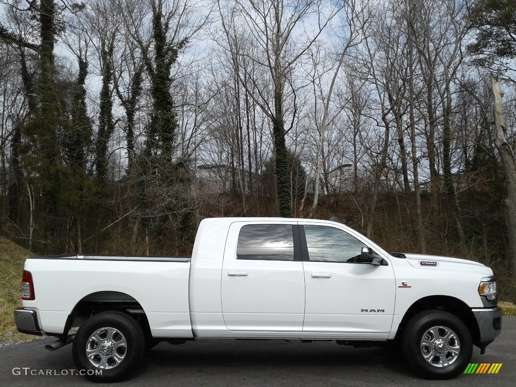 Bright White 2021 Ram 2500 Big Horn Mega Cab 4x4 Exterior Photo #140976442