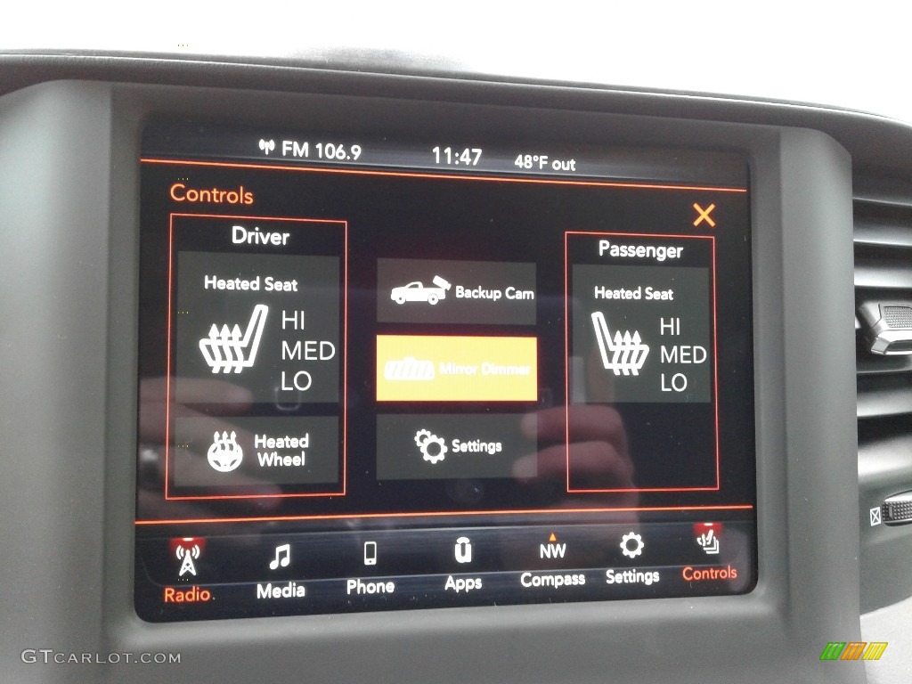 2021 Ram 2500 Big Horn Mega Cab 4x4 Controls Photo #140976695