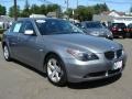 2007 Silver Grey Metallic BMW 5 Series 525i Sedan  photo #2