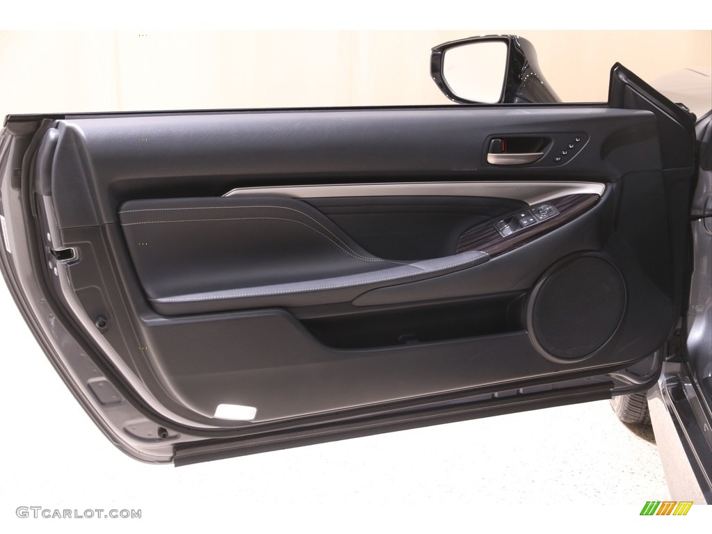 2019 Lexus RC 300 AWD Black Door Panel Photo #140979286