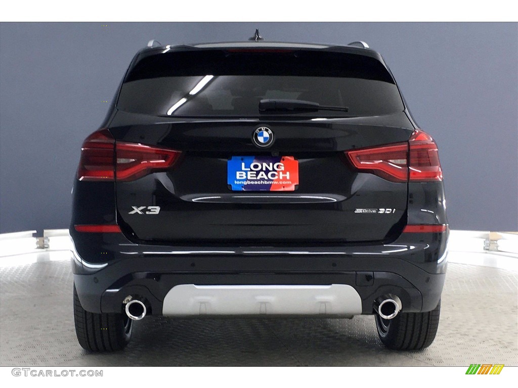 2021 X3 sDrive30i - Black Sapphire Metallic / Cognac photo #4