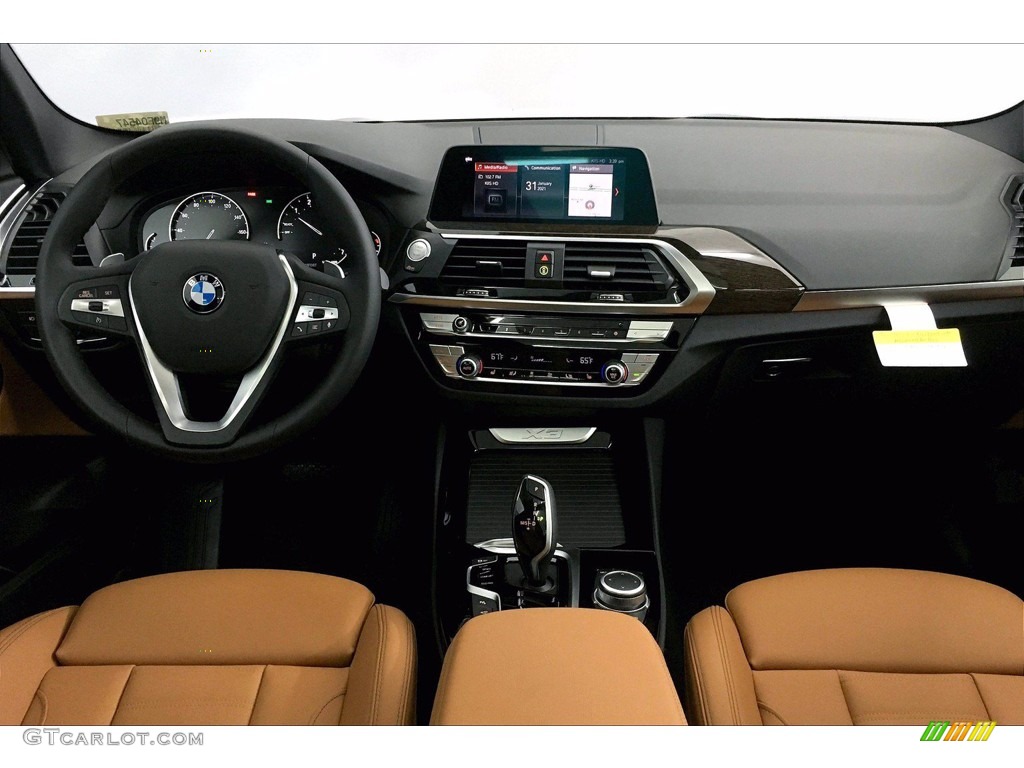 2021 X3 sDrive30i - Black Sapphire Metallic / Cognac photo #5