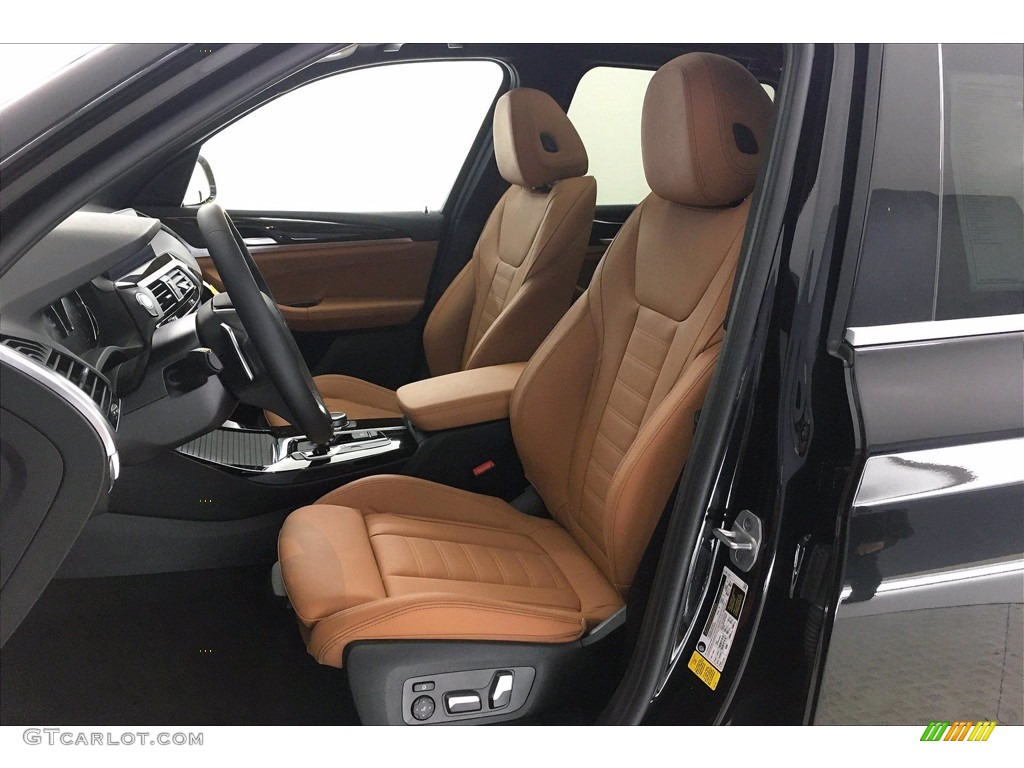 2021 X3 sDrive30i - Black Sapphire Metallic / Cognac photo #9