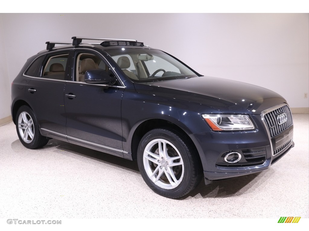 2016 Q5 2.0 TFSI Premium Plus quattro - Moonlight Blue Metallic / Pistachio Beige photo #1