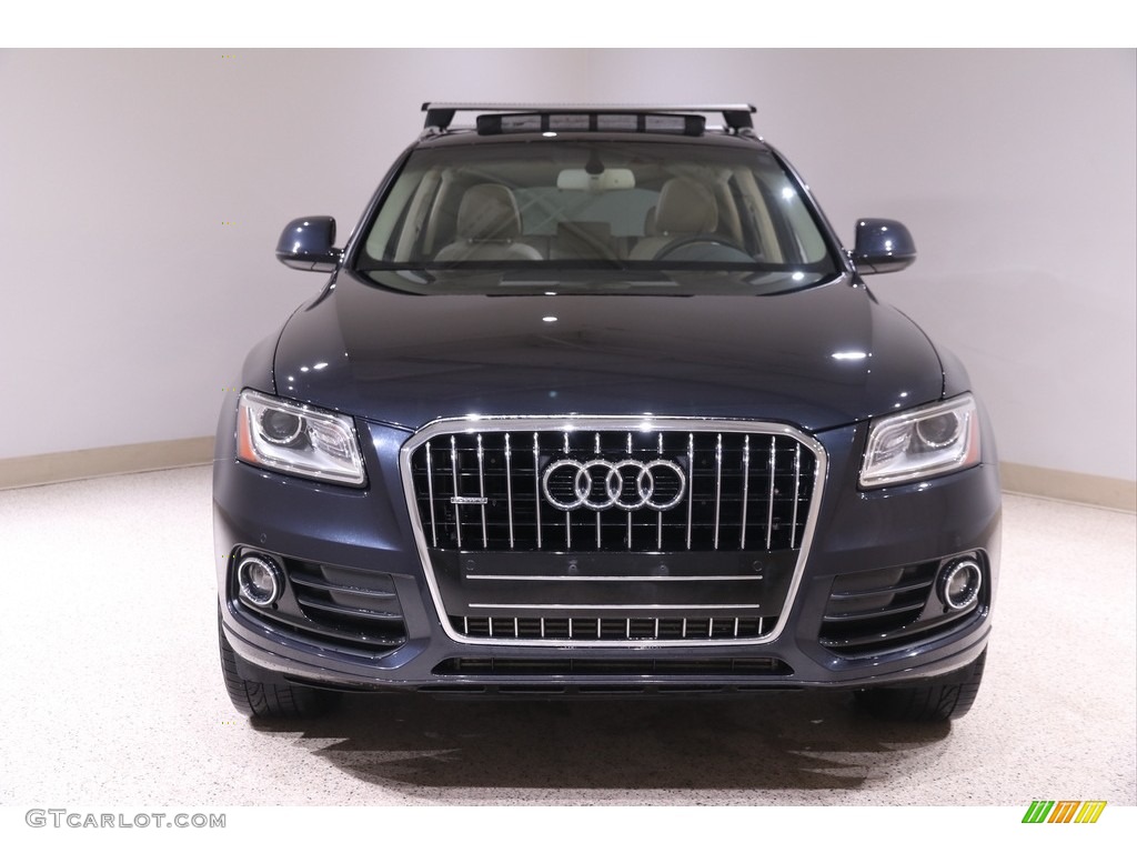 2016 Q5 2.0 TFSI Premium Plus quattro - Moonlight Blue Metallic / Pistachio Beige photo #2