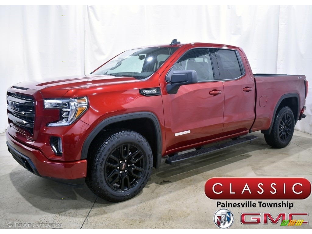 2021 Cayenne Red Tintcoat GMC Sierra 1500 Elevation Double Cab 4WD