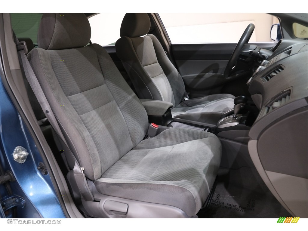 2010 Civic LX Sedan - Atomic Blue Metallic / Gray photo #13