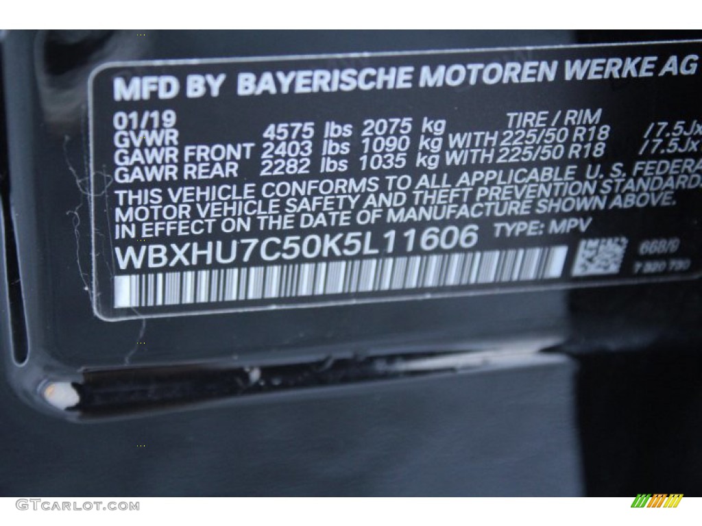 2019 X1 sDrive28i - Jet Black / Black photo #31