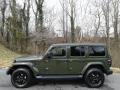 2021 Sarge Green Jeep Wrangler Unlimited Sahara Altitude 4x4  photo #1