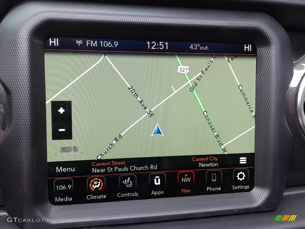 2021 Jeep Wrangler Unlimited Sahara Altitude 4x4 Navigation Photo #140982553