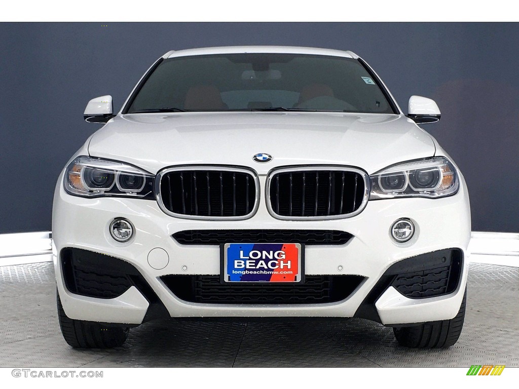 2018 X6 sDrive35i - Alpine White / Coral Red/Black photo #2