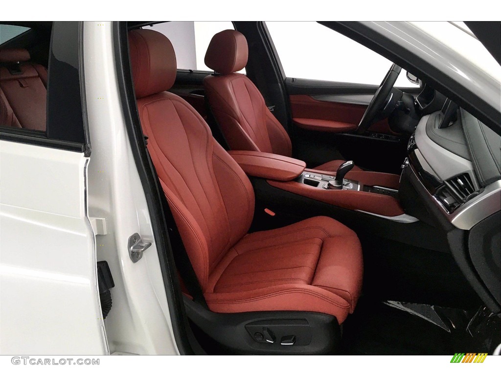 2018 X6 sDrive35i - Alpine White / Coral Red/Black photo #6