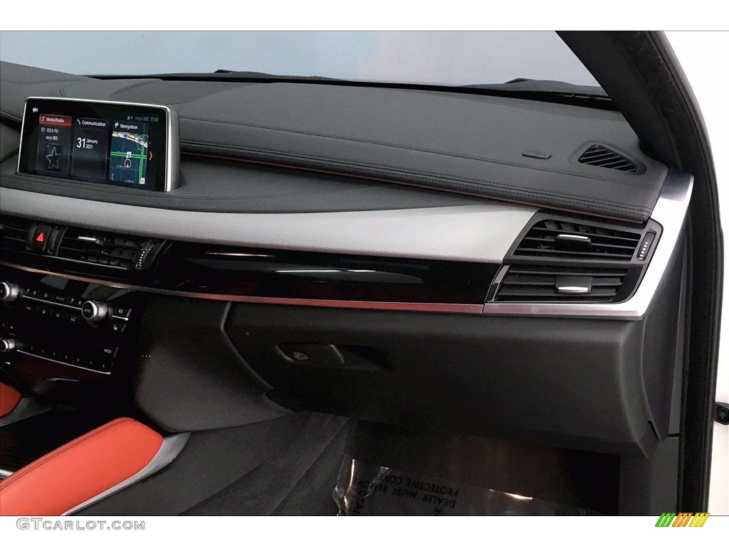 2018 X6 sDrive35i - Alpine White / Coral Red/Black photo #22