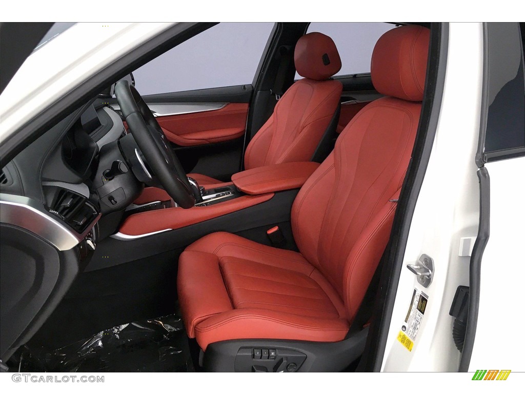 Coral Red/Black Interior 2018 BMW X6 sDrive35i Photo #140983213