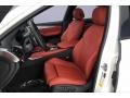 Coral Red/Black 2018 BMW X6 sDrive35i Interior Color