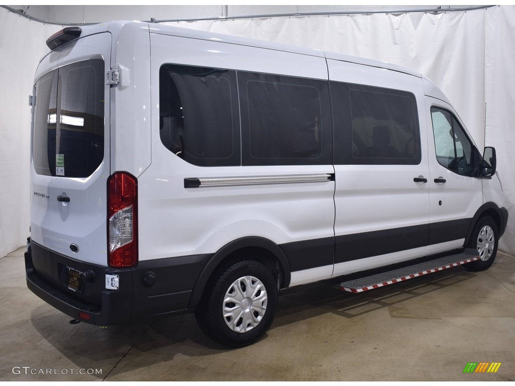 2019 Transit Passenger Wagon XLT 350 MR Long - Oxford White / Charcoal black photo #2