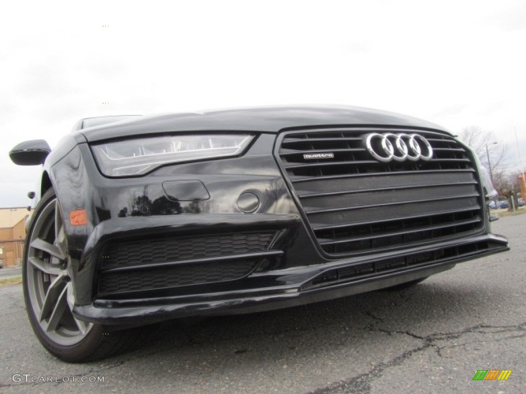 2016 A7 3.0 TFSI Premium Plus quattro - Brilliant Black / Atlas Beige photo #2