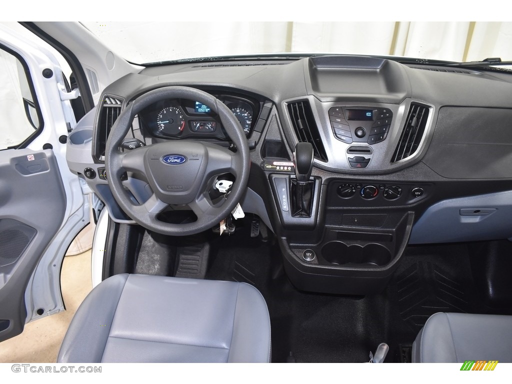 2019 Transit Passenger Wagon XLT 350 MR Long - Oxford White / Charcoal black photo #13