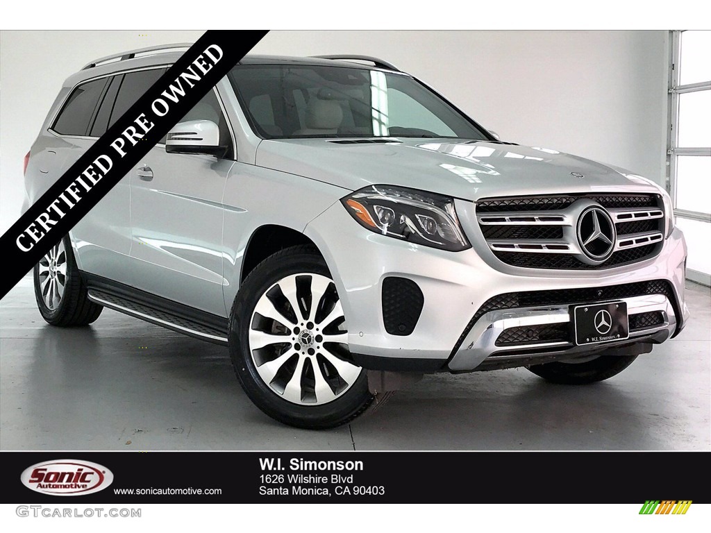 2017 GLS 450 4Matic - Iridium Silver Metallic / Crystal Grey/Black photo #1