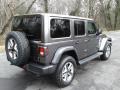 2021 Granite Crystal Metallic Jeep Wrangler Unlimited Sahara 4x4  photo #6