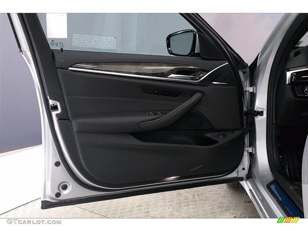 2021 5 Series 530i Sedan - Glacier Silver Metallic / Black photo #14