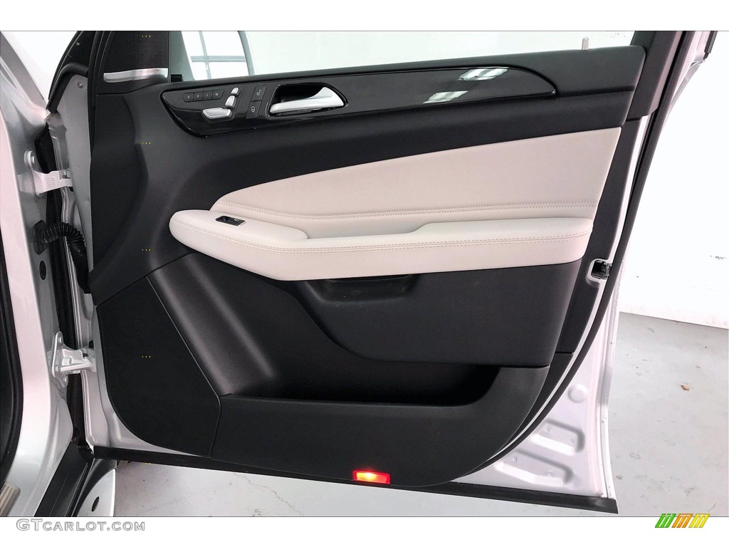 2017 Mercedes-Benz GLS 450 4Matic Crystal Grey/Black Door Panel Photo #140984302