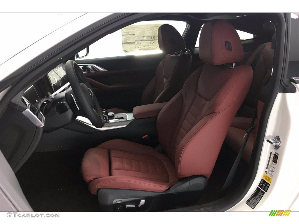 Tacora Red Interior 2021 BMW 4 Series M440i xDrive Coupe Photo #140984590